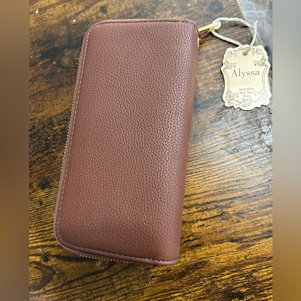 Brown Vegan‎ Leather Classic Wallet